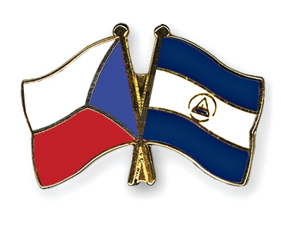 Fahnen Pins Tschechische-Republik Nicaragua
