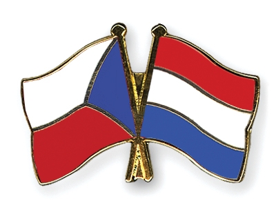 Fahnen Pins Tschechische-Republik Niederlande