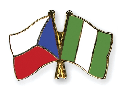 Fahnen Pins Tschechische-Republik Nigeria