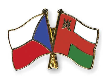 Fahnen Pins Tschechische-Republik Oman