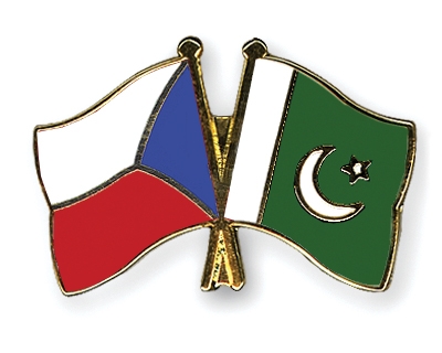 Fahnen Pins Tschechische-Republik Pakistan