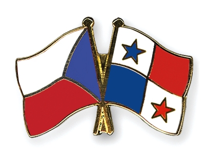 Fahnen Pins Tschechische-Republik Panama