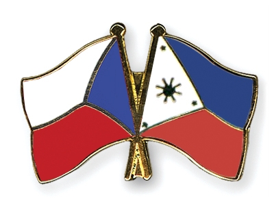Fahnen Pins Tschechische-Republik Philippinen