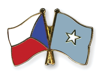 Fahnen Pins Tschechische-Republik Somalia