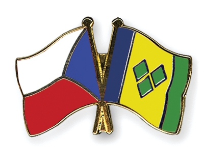 Fahnen Pins Tschechische-Republik St-Vincent-und-die-Grenadinen