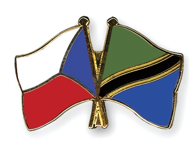 Fahnen Pins Tschechische-Republik Tansania