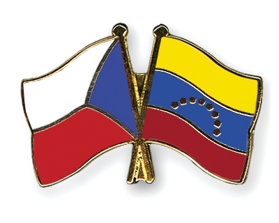 Fahnen Pins Tschechische-Republik Venezuela