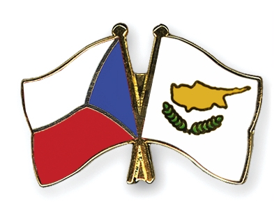 Fahnen Pins Tschechische-Republik Zypern