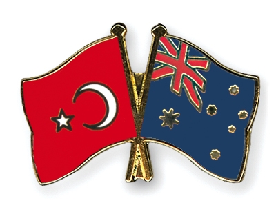 Fahnen Pins Trkei Australien