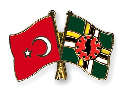 Fahnen Pins Trkei Dominica