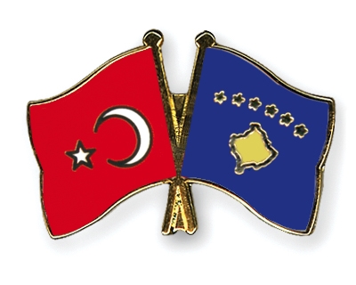 Fahnen Pins Trkei Kosovo