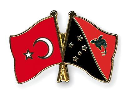 Fahnen Pins Trkei Papua-Neuguinea