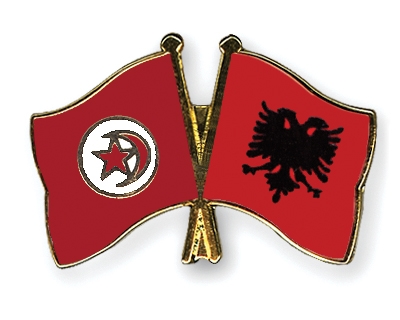 Fahnen Pins Tunesien Albanien
