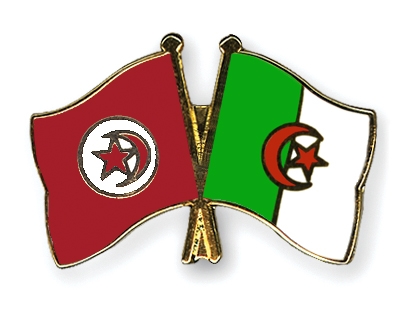 Fahnen Pins Tunesien Algerien