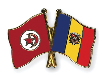 Fahnen Pins Tunesien Andorra