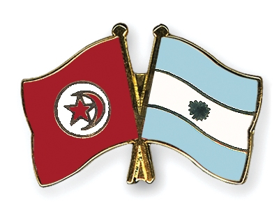 Fahnen Pins Tunesien Argentinien