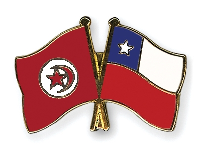 Fahnen Pins Tunesien Chile