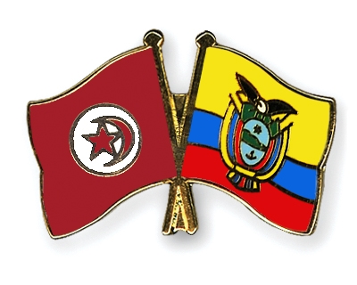 Fahnen Pins Tunesien Ecuador