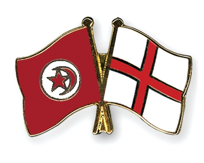 Fahnen Pins Tunesien England
