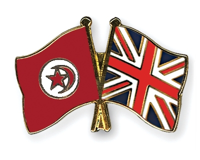Fahnen Pins Tunesien Grossbritannien