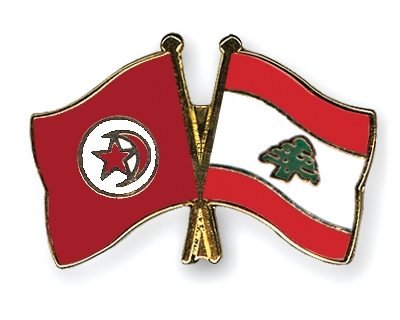 Fahnen Pins Tunesien Libanon