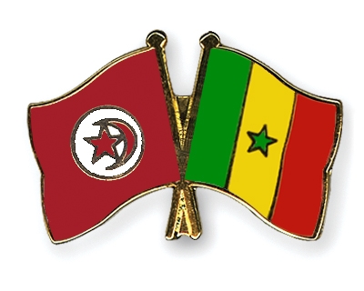 Fahnen Pins Tunesien Senegal