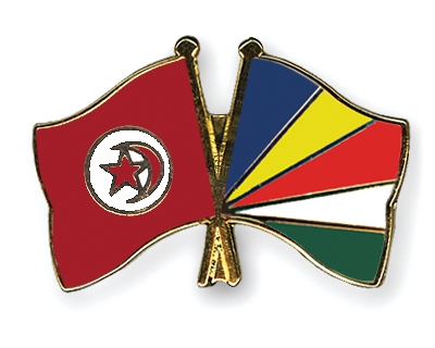 Fahnen Pins Tunesien Seychellen