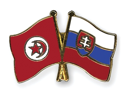 Fahnen Pins Tunesien Slowakei