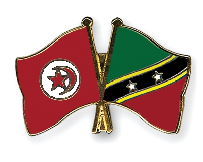 Fahnen Pins Tunesien St-Kitts-und-Nevis