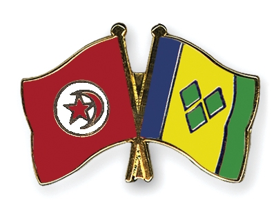 Fahnen Pins Tunesien St-Vincent-und-die-Grenadinen