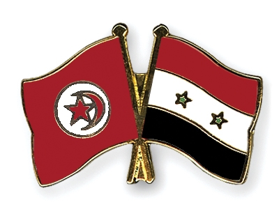 Fahnen Pins Tunesien Syrien