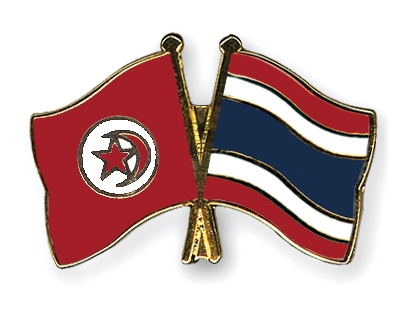 Fahnen Pins Tunesien Thailand