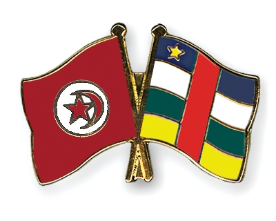 Fahnen Pins Tunesien Zentralafrikanische-Republik