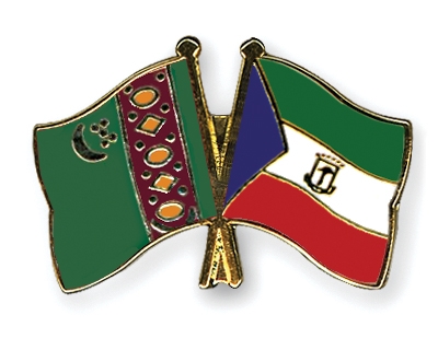 Fahnen Pins Turkmenistan quatorialguinea