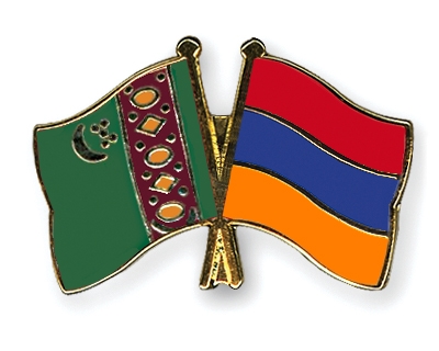 Fahnen Pins Turkmenistan Armenien