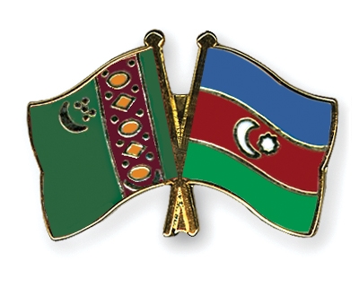 Fahnen Pins Turkmenistan Aserbaidschan