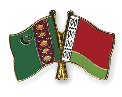 Fahnen Pins Turkmenistan Belarus