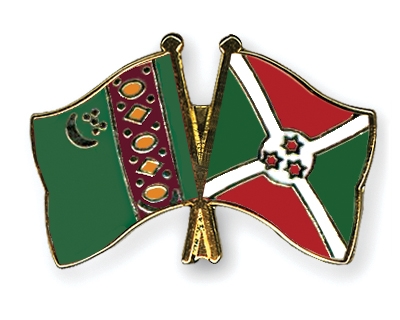 Fahnen Pins Turkmenistan Burundi