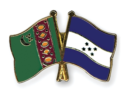 Fahnen Pins Turkmenistan Honduras
