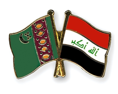Fahnen Pins Turkmenistan Irak