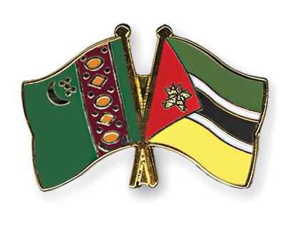Fahnen Pins Turkmenistan Mosambik