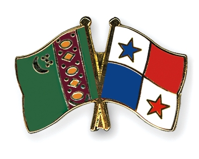 Fahnen Pins Turkmenistan Panama