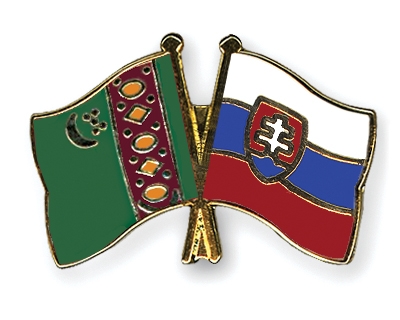 Fahnen Pins Turkmenistan Slowakei