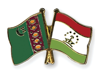 Fahnen Pins Turkmenistan Tadschikistan