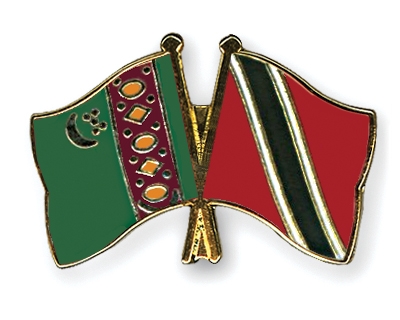 Fahnen Pins Turkmenistan Trinidad-und-Tobago
