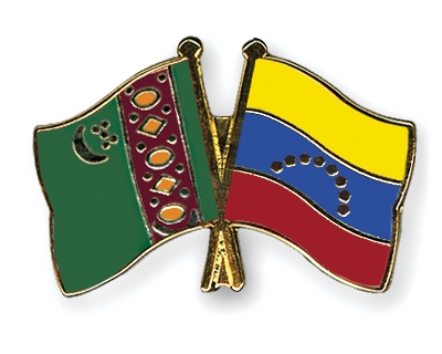 Fahnen Pins Turkmenistan Venezuela