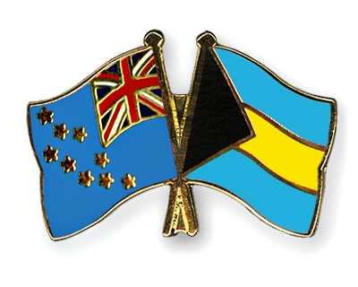 Fahnen Pins Tuvalu Bahamas