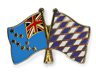 Fahnen Pins Tuvalu Bayern