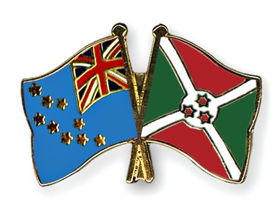 Fahnen Pins Tuvalu Burundi