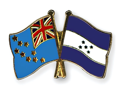 Fahnen Pins Tuvalu Honduras